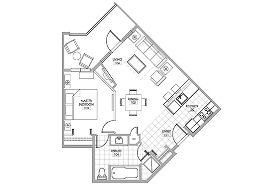 Semillon One Bedroom Suite